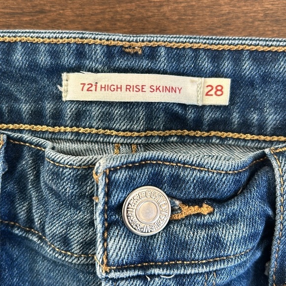 Levi’s 721 High Rise Skinny size 28 - Picture 4 of 8